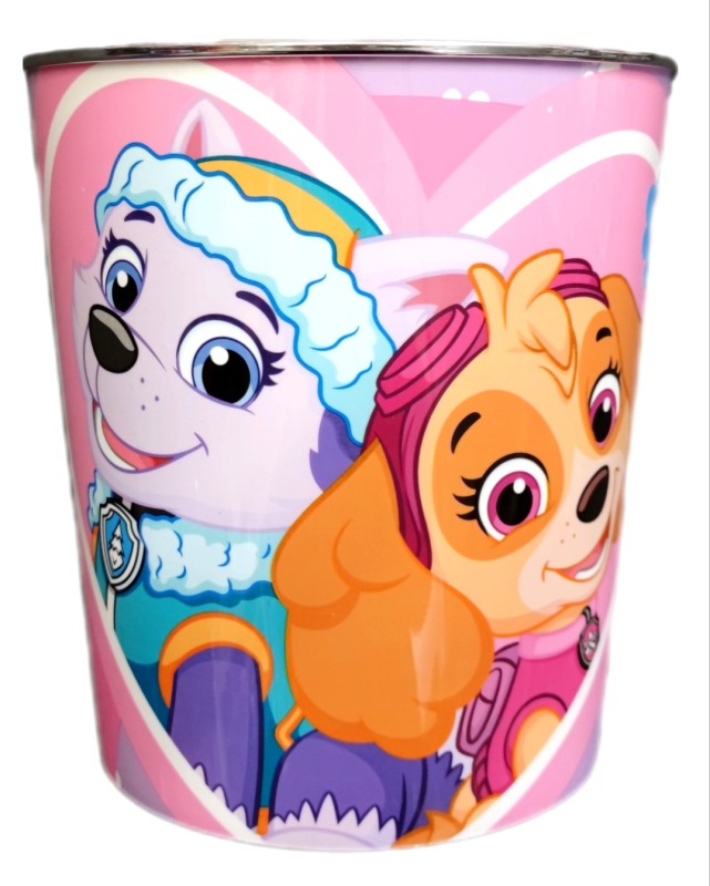 PAW Patrol Mädchen Papierkorb für Kinder